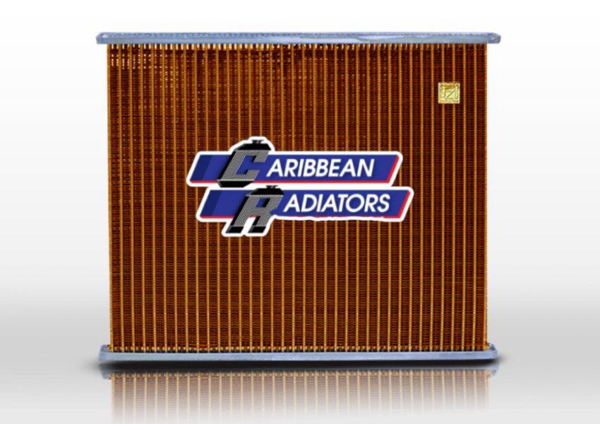 Panel de radiador nuevo en cobre y bronce: 12 x 15 (2 lineas)