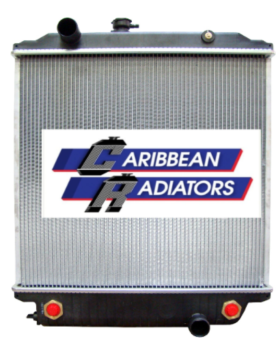 Freightliner Radiator - 24 x 25 1/16 x 2 1/16 (PTR Without Frame, With Cooler)