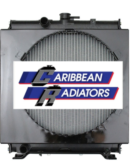 Kubota Power Unit Radiator - 14 3/4 x 14 1/2 x 15/16 (PTR With Fan Shroud)
