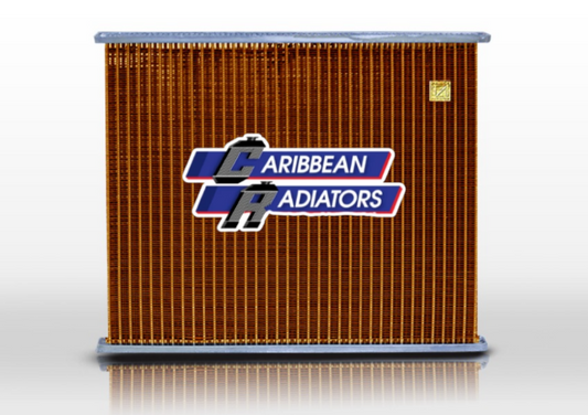 Panel de radiador nuevo en cobre y bronce: 12 x 15 (2 lineas)