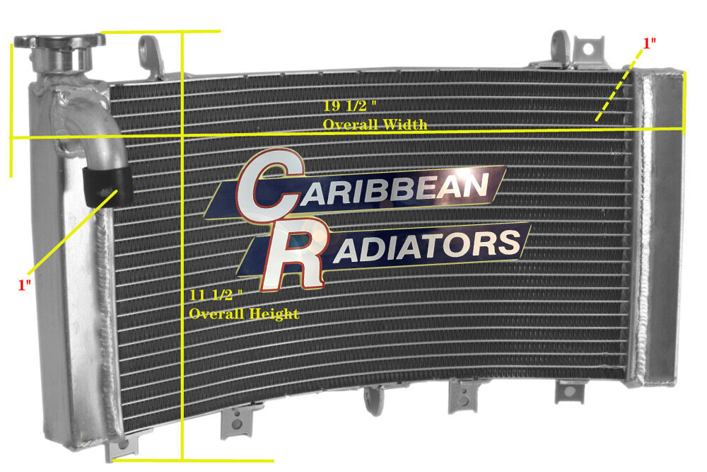 All aluminum radiator Suzuki Hayabusa GSX1300R - RX - RZ (1999 - 2007)